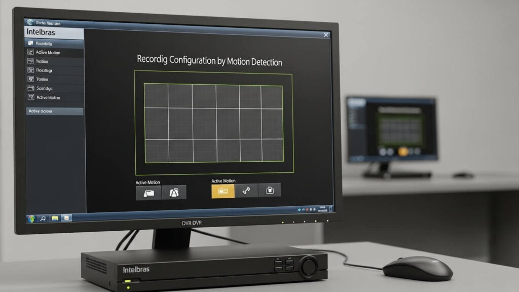 como colocar dvr intelbras para gravar por movimento