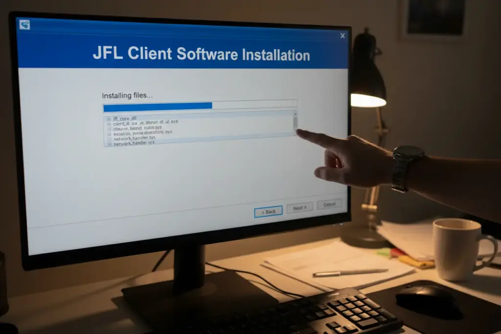 Passo a passo da instalação do software JFL Monitor