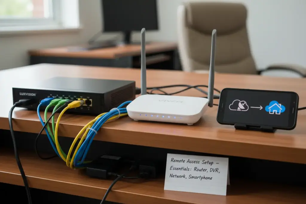 Pré-requisitos para configurar acesso remoto no DVR