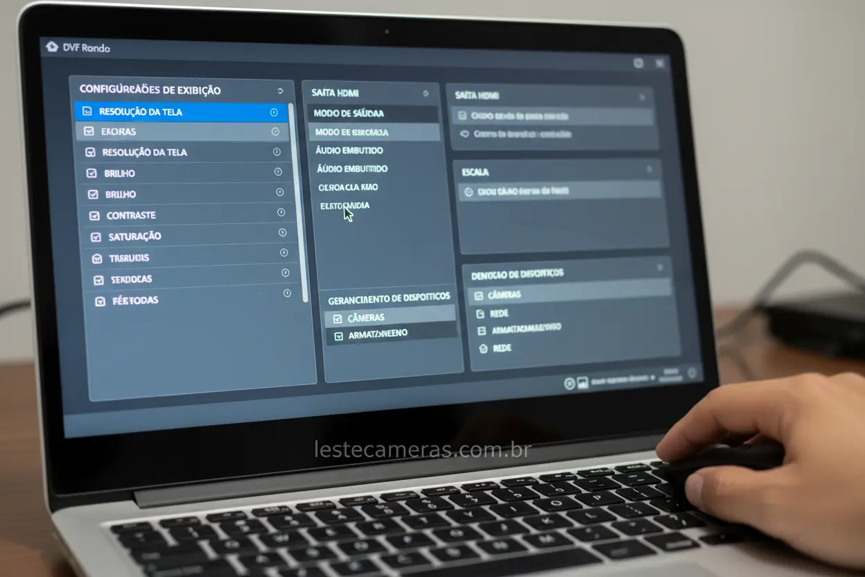 como acessar dvr pelo notebook hdmi configurações