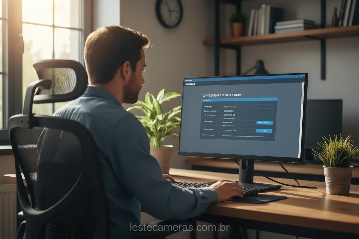 Configurar Hora DVR Software Como acertar a hora do DVR Intelbras pelo software
