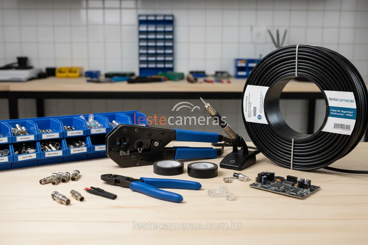 Ferramentas para Emendar Cabos Ferramentas e materiais para emenda de cabos de segurança