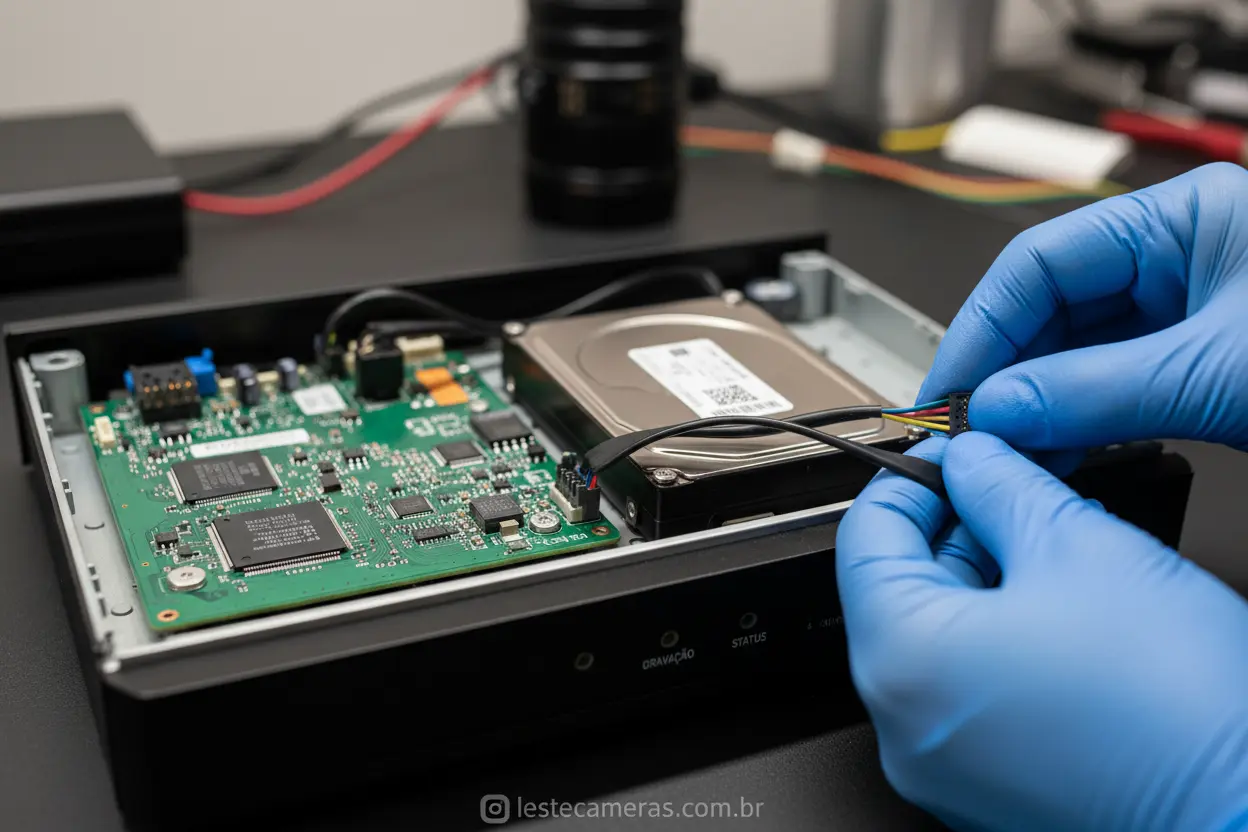 Passo a Passo Troca HD DVR Como trocar o HD do DVR Intelbras passo a passo