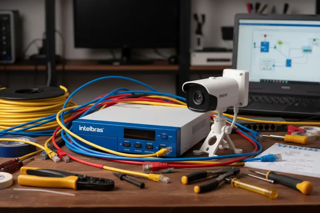 Lista de requisitos para conectar câmera no DVR